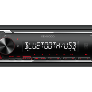 KENWOOD KMM-BT209 RADIO CU USB/BLUETOOTH, ROSU
